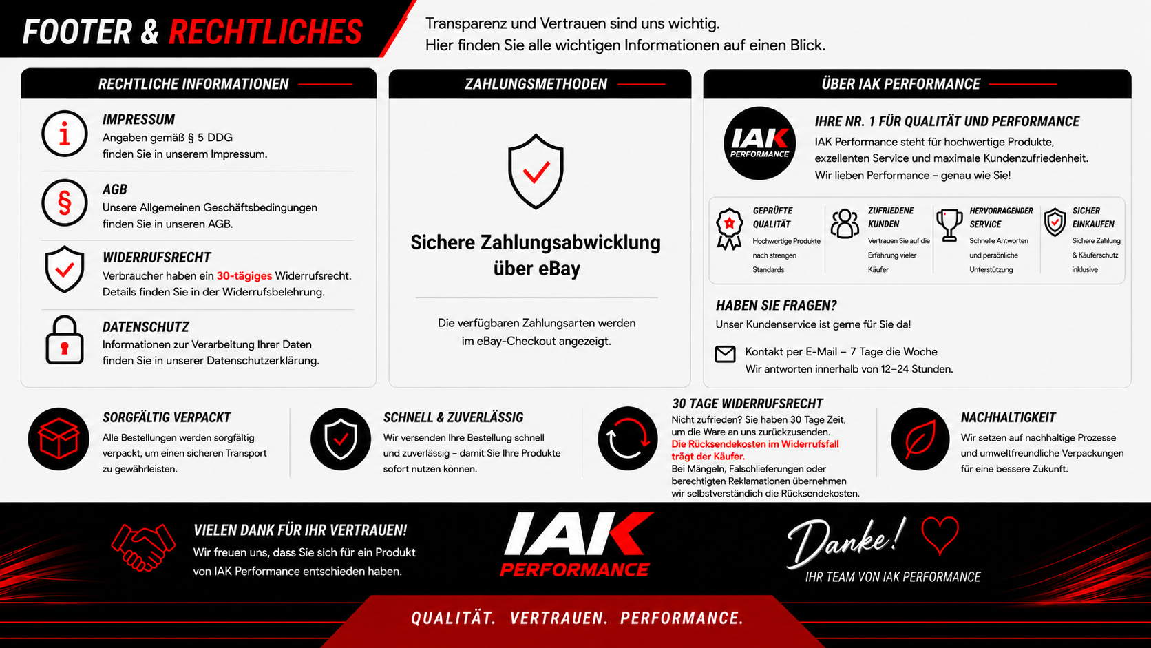 IAK Performance Footer und Rechtliches
